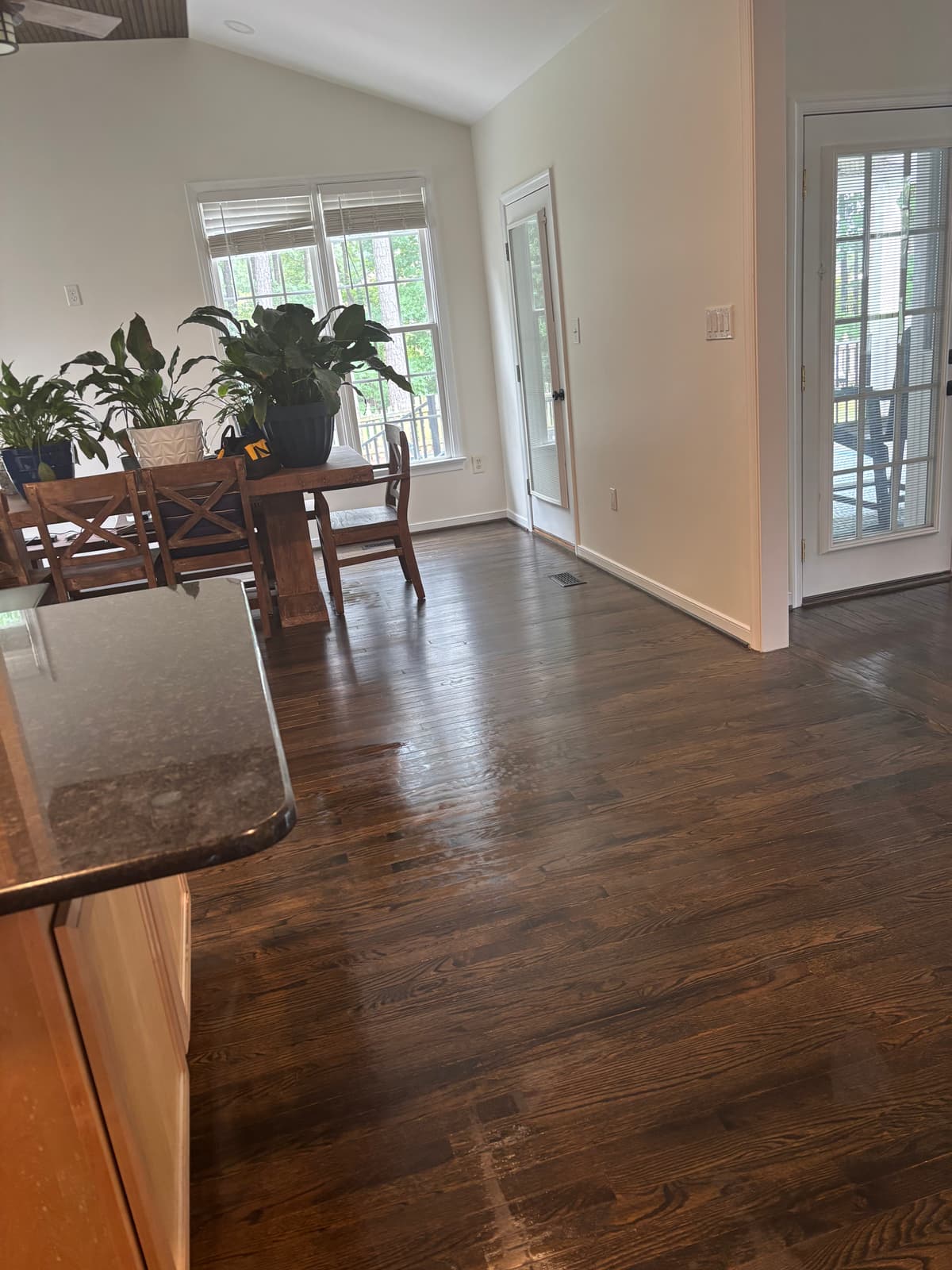 Glossed Hardwood Floors